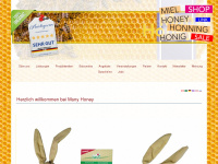 many-honey.com Webseite Vorschau