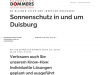 sonnenschutz-beratung-duisburg.de Webseite Vorschau