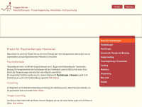 psychotherapie-hannover-koerner.de Webseite Vorschau