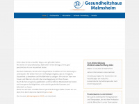 gesundheitshaus-malmsheim.de Webseite Vorschau