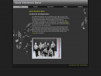 good-vibrations-band.de Webseite Vorschau