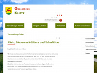 klietz.com Webseite Vorschau