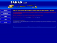 bamas-gmbh.de Webseite Vorschau