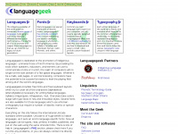 languagegeek.com Webseite Vorschau