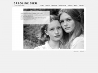 carolinesieg.com Webseite Vorschau