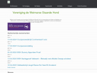 weimaraners.nl Webseite Vorschau