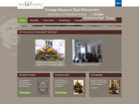kneippmuseum.de Webseite Vorschau