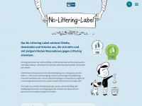 no-littering.ch Webseite Vorschau