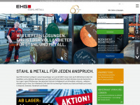 ehg-stahl.com Webseite Vorschau