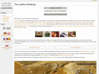leather-dictionary.com