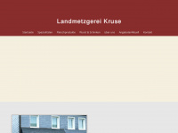 landmetzgerei-kruse.de Webseite Vorschau