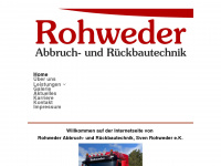 rohweder-abbruch.de Webseite Vorschau