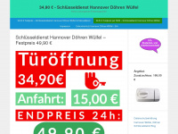 schluesseldienst-hannover-doehren-wuelfel.de Webseite Vorschau
