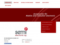 semi-electronic.ch Webseite Vorschau