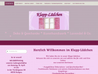 klapp-laedchen.de Webseite Vorschau