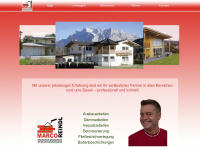marco-reindl.at Webseite Vorschau
