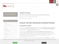 chalets-grossglockner.com Webseite Vorschau