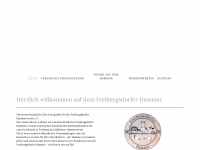 freibergsdorfer-hammer.de Webseite Vorschau