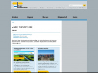zugerwanderwege.ch Webseite Vorschau