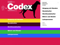 codex-hund.ch Webseite Vorschau