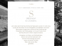 spiessalm.at Webseite Vorschau