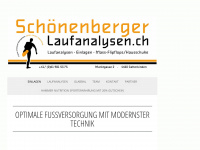 laufanalysen.ch Webseite Vorschau
