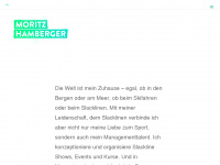 moritz-hamberger.de Webseite Vorschau
