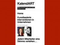 kalendart.wordpress.com Webseite Vorschau