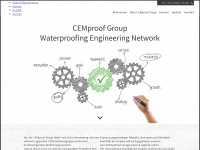 cemproof-group.com Webseite Vorschau