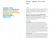 typeworks.ch Webseite Vorschau