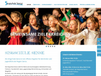 singschulesense.ch Webseite Vorschau