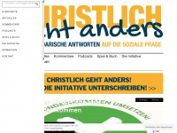 christlichgehtanders.at Webseite Vorschau