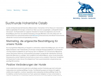 suchhunde-hohenlohe-ostalb.de Webseite Vorschau