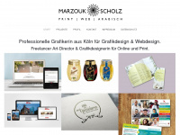 grafikdesign-marzoukscholz.de Webseite Vorschau