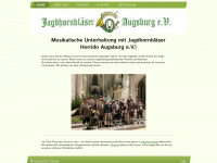 jagdhornblaeser-horrido-augsburg.com Webseite Vorschau