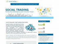 social-trading.eu Webseite Vorschau