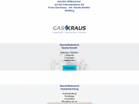 gas-kraus.de Webseite Vorschau
