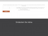 adinahotels.com Webseite Vorschau