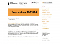 loewenkonzerte.ch Webseite Vorschau