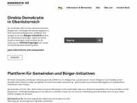 demokratie-ooe.at Webseite Vorschau