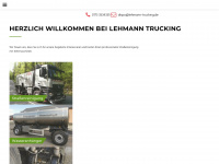 lehmann-trucking.de Webseite Vorschau