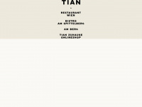 tian-restaurant.com Webseite Vorschau