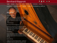 bernhard-klapprott.de Webseite Vorschau