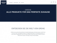 grohe.ch Webseite Vorschau