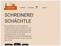 schreinerei-schaechtle.de Webseite Vorschau