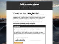 elektrisches-longboard.de Webseite Vorschau