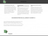 vfl-bogenschützen.de Webseite Vorschau