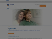 alpha-care.de Webseite Vorschau