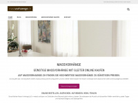 massvorhaenge.ch Webseite Vorschau