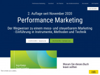 performance-marketing-buch.de Webseite Vorschau